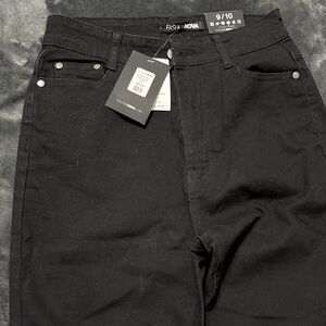 Fashion Nova Dark Black Skinny Jeans